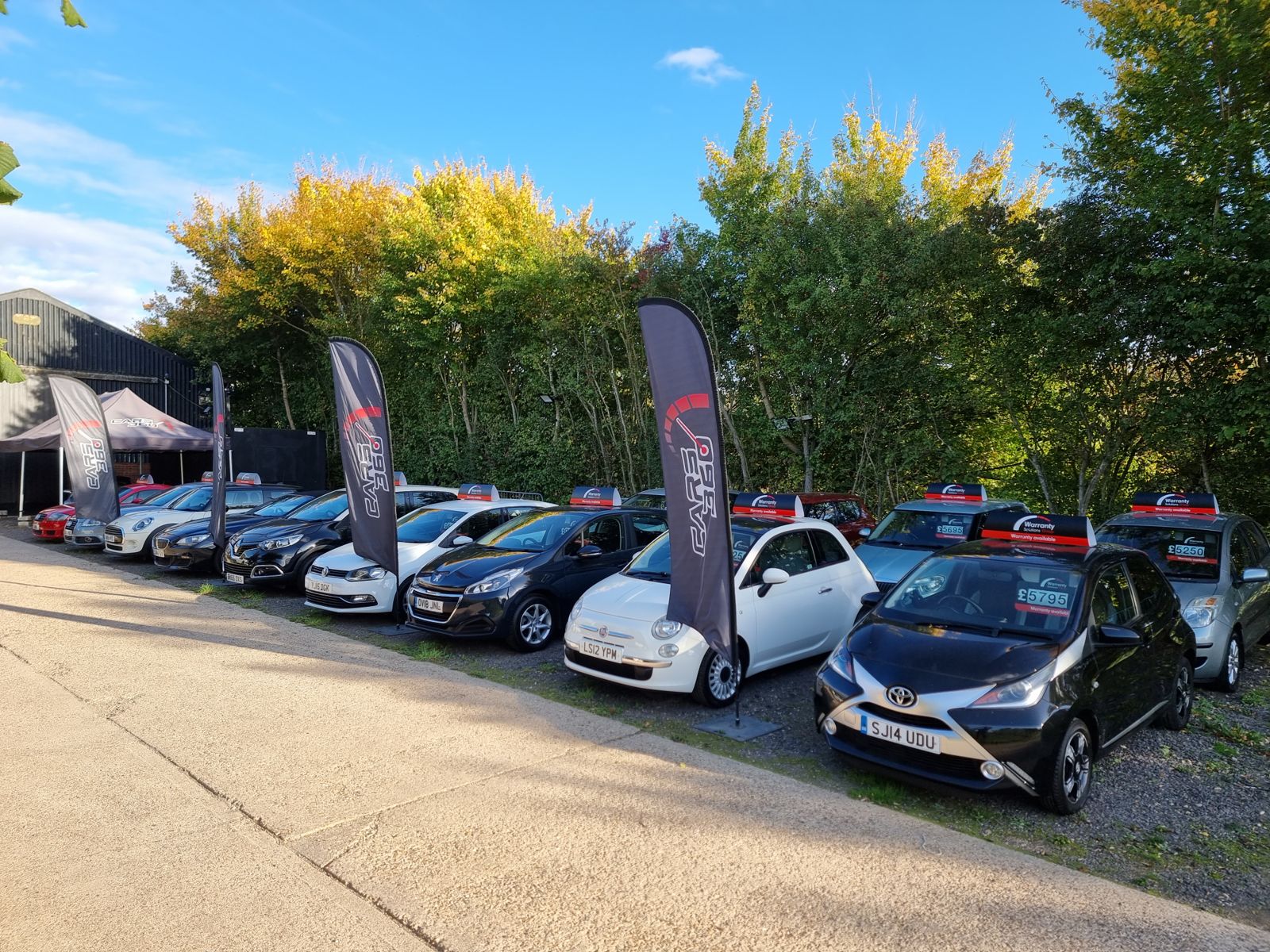 Cars 360 used car forecourt